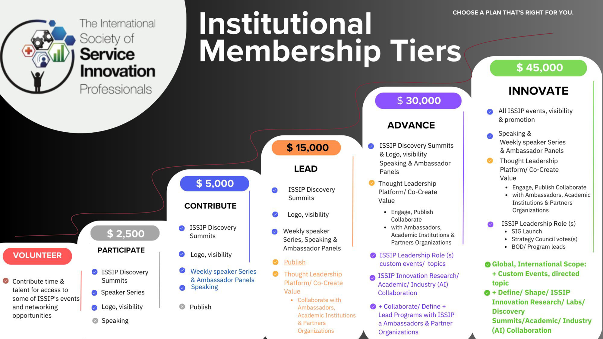 ISSIP Membership Tiers